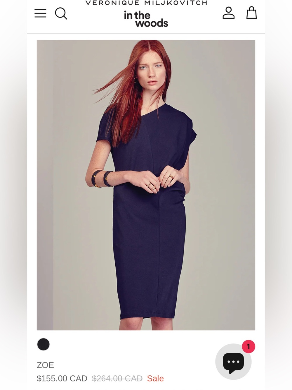 $254 US VÉRONIQUE MILJKOVITCH, tunic dress oversized!